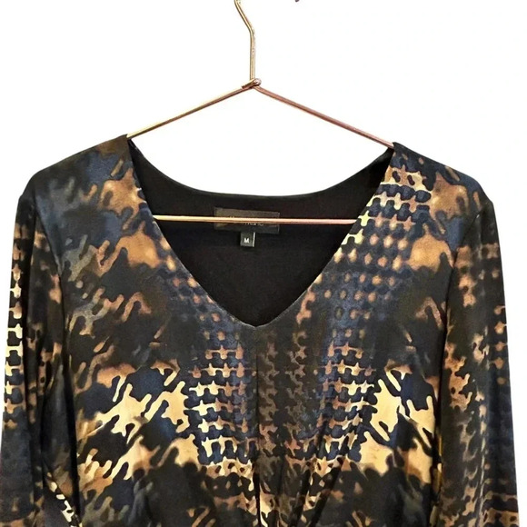 Karen Kane Blue and Brown dress size M - Picture 2 of 7